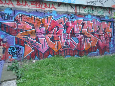 Graffiti Wall in Hamburg - Photo by SuppenSoldat (2014)