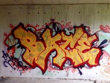 Graffiti Wall in Riga - Photo by SupremeBaker - Riga, Latvia, Tao (2014)