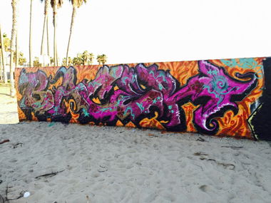 Graffiti Wall in Riga - Photo by SupremeBaker - Venice, Beach, California