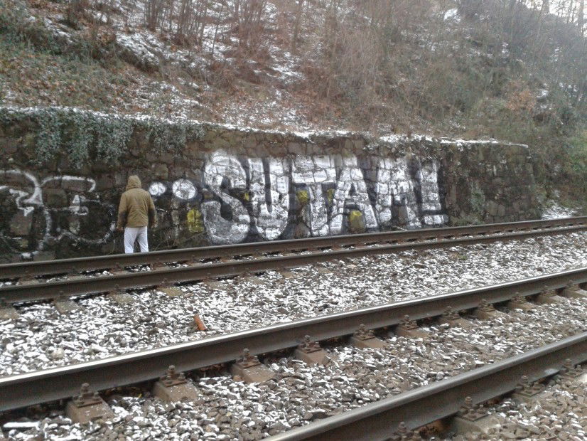 Graffiti Bombing - Photo by SutaM