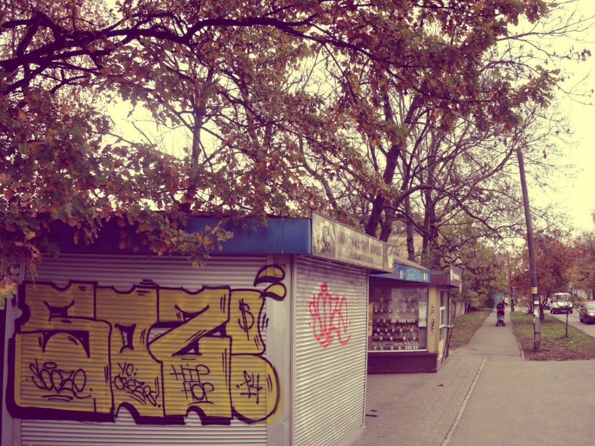 Graffiti Bombing in Kaliningrad - Photo by Suze (2014)