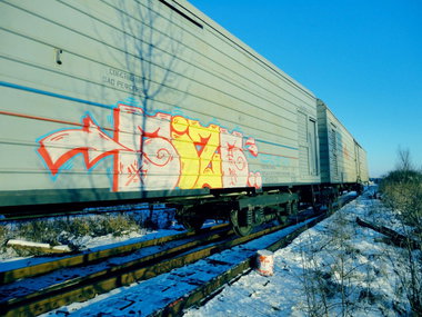 Graffiti Train - Photo by Suze (2014)