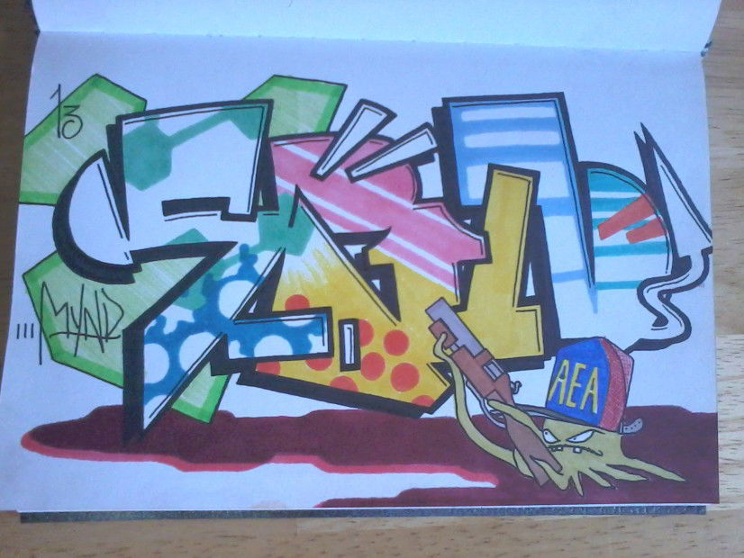 Graffiti Sketch - Photo by Sy_Abelman
