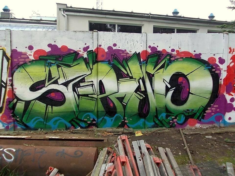 Graffiti Wall in Przeworsk - Photo by Szejp - szejp (2014)