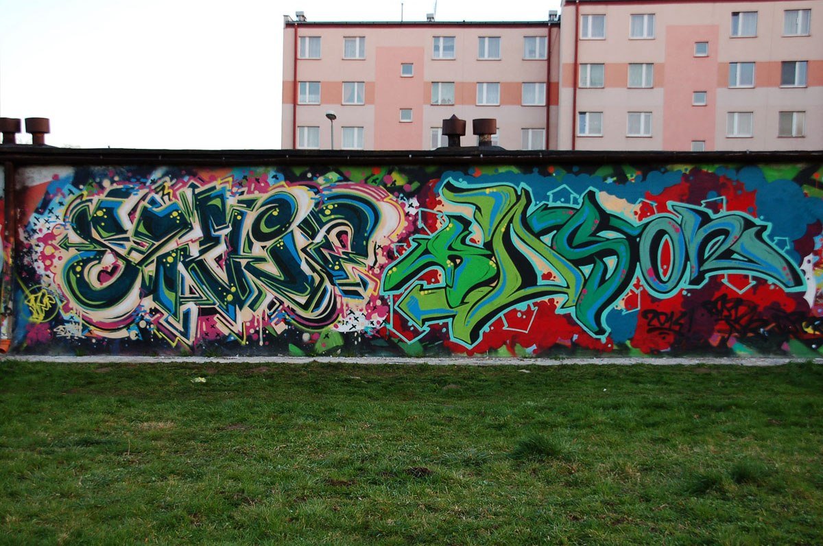 Graffiti Wall in Przeworsk - Photo by Szejp - szejp, rason (2014)