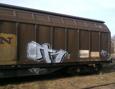 Graffiti Train - Photo by T33RAK47 (2014)