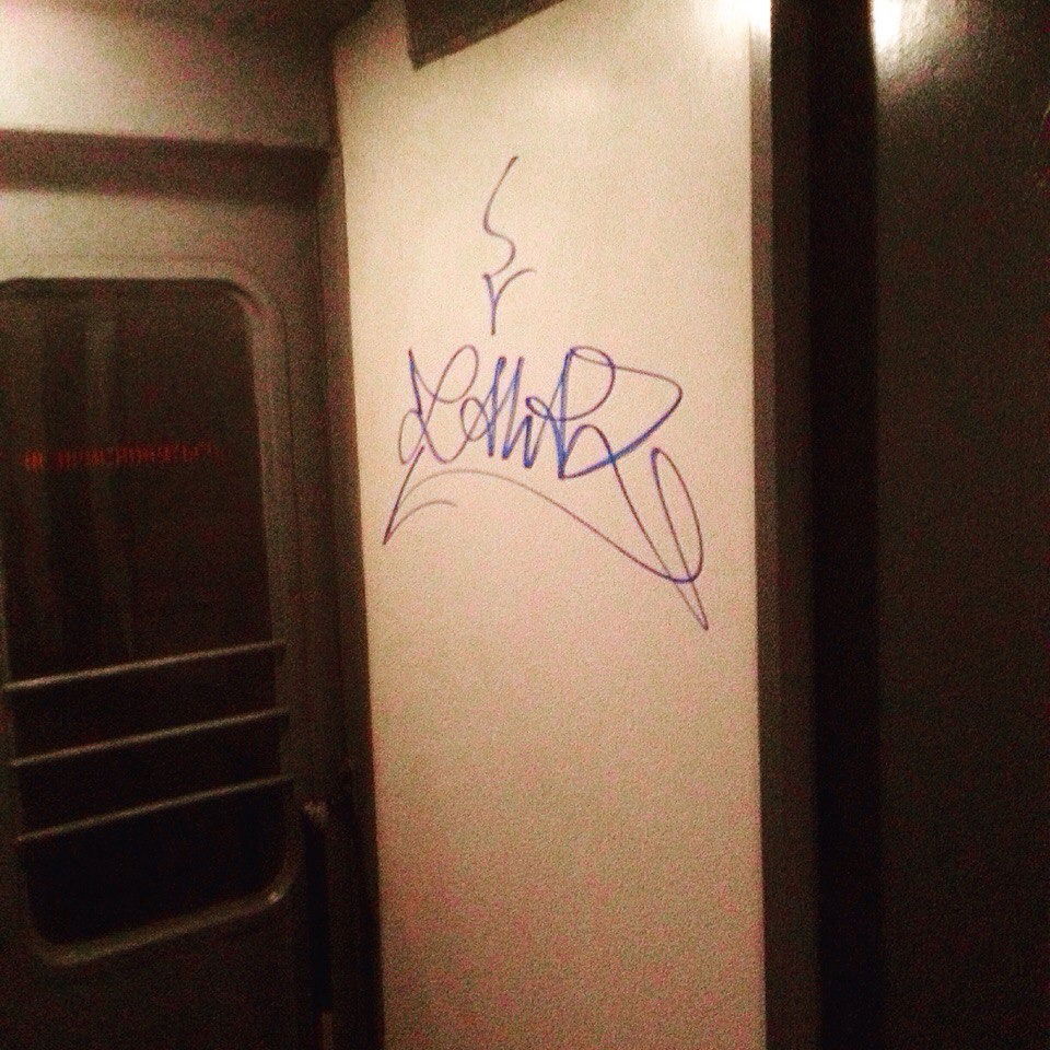 Graffiti Train - Photo by TAHA2 - streetart, street, sprayart (2016)