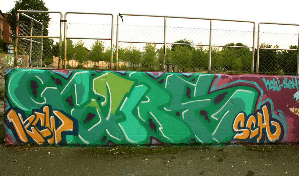 Graffiti Wall in Skien - Photo by TARESTYLES - tare, tarestyles, kcw