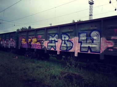 Graffiti Train - Photo by TBWSLAEDO - TBW (2013)