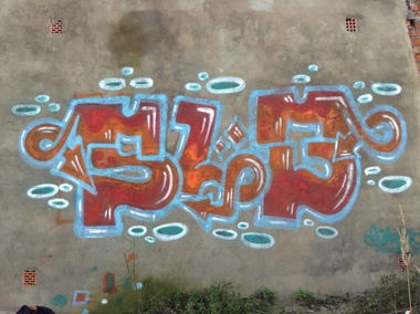 Graffiti Bombing - Photo by TBWSLAEDO - sld (2013)