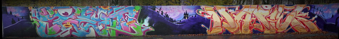 Graffiti Wall - Photo by TDCREW - IET, MAREK, TD