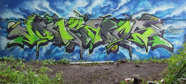 Graffiti Wall in Coburg - Photo by TDN - Som, Venom, TDN (2013)