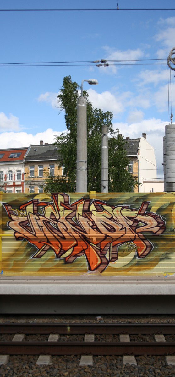 Graffiti Bombing in Leipzig - Photo by TDN - Venom, KT, TDN (2013)