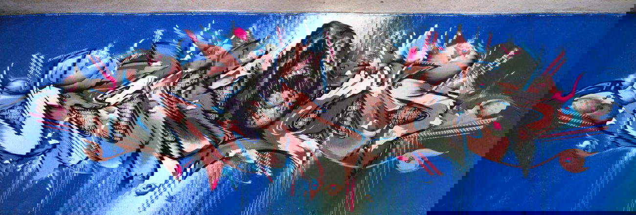 Graffiti Wall in Landsberg am Lech - Photo by TDN - Cane, Stem, Venom (2012)