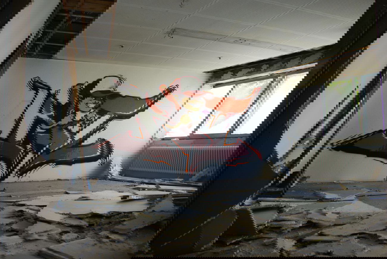 Graffiti Wall in Bamberg - Photo by TDN - Cane, Venom, KT (2013)