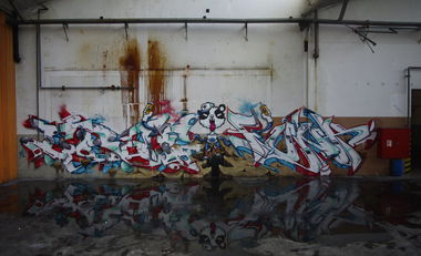 Graffiti Wall in Bamberg - Photo by TDN - Graff, Funk, Posa (2013)