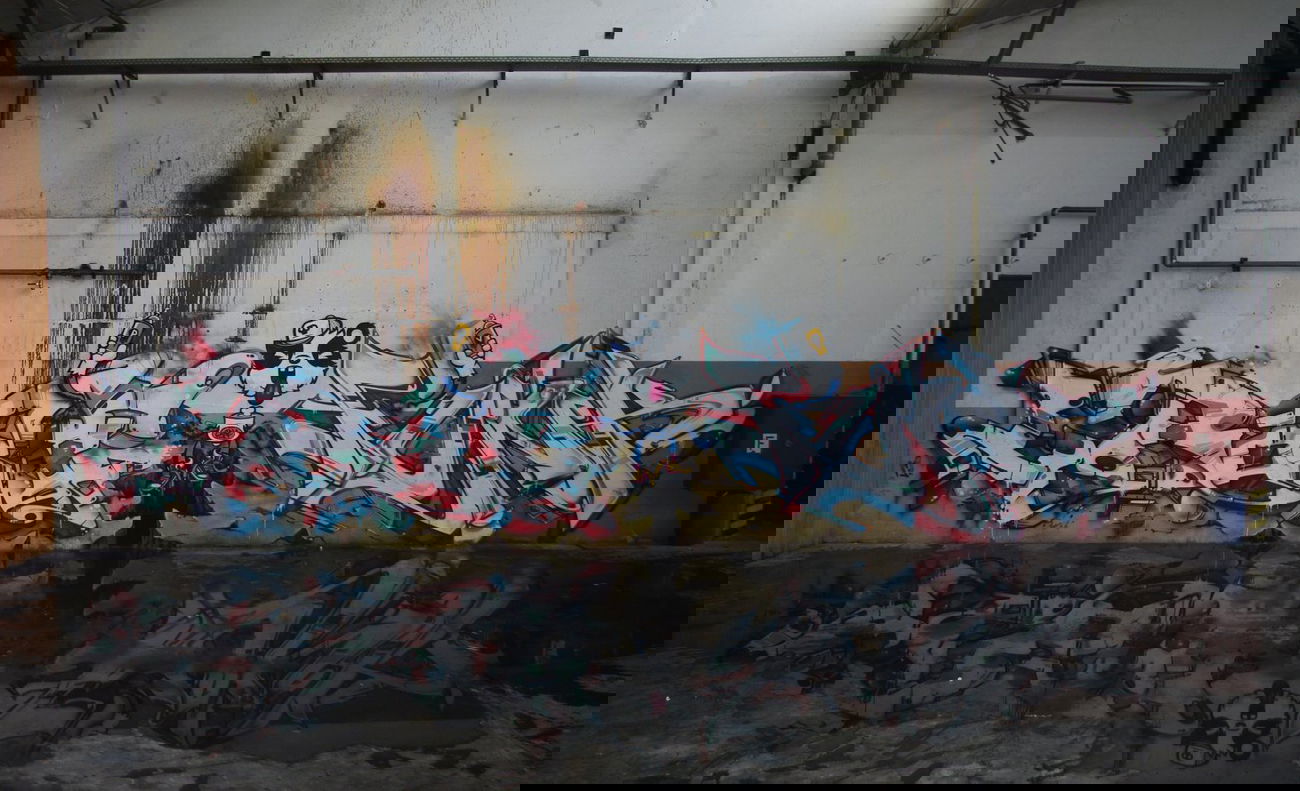 Graffiti Wall in Bamberg - Photo by TDN - Graff, Funk, Posa (2013)