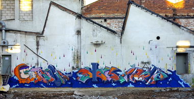 Graffiti Wall in Bamberg - Photo by TDN - Cane, Venom, Som81 (2013)