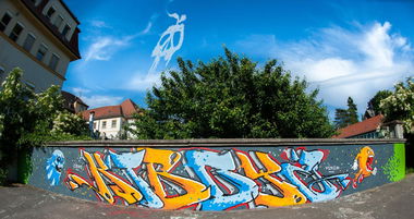 Graffiti Wall in Bamberg - Photo by TDN - Cane, Venom, KT-Boyz (2014)