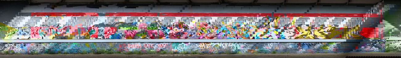 Graffiti Wall in Magdeburg - Photo by TDN - cwr, som, stem (2014)