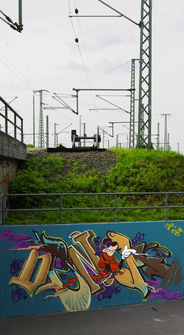 Graffiti Wall in Ingolstadt - Photo by TDN - Cane, Venom, KTDN (2014)