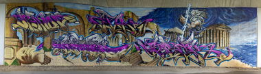 Graffiti Wall in Bamberg - Photo by TDN - Venom, Eras, Cane (2014)