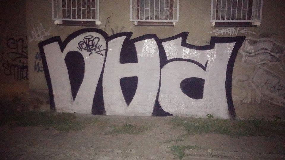 Graffiti Bombing in Białystok - Photo by TERK - NHA, BIALYSTOK, BOJARY (2015)