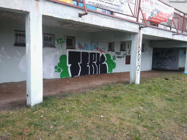 Graffiti Wall in Bialystok - Photo by TERK - TERK, NHA, TOWAROWA (2015)