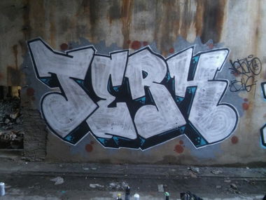 Graffiti Wall in Carvoeira e carmões - Photo by TERK - TERK, BHG, BHA (2017)