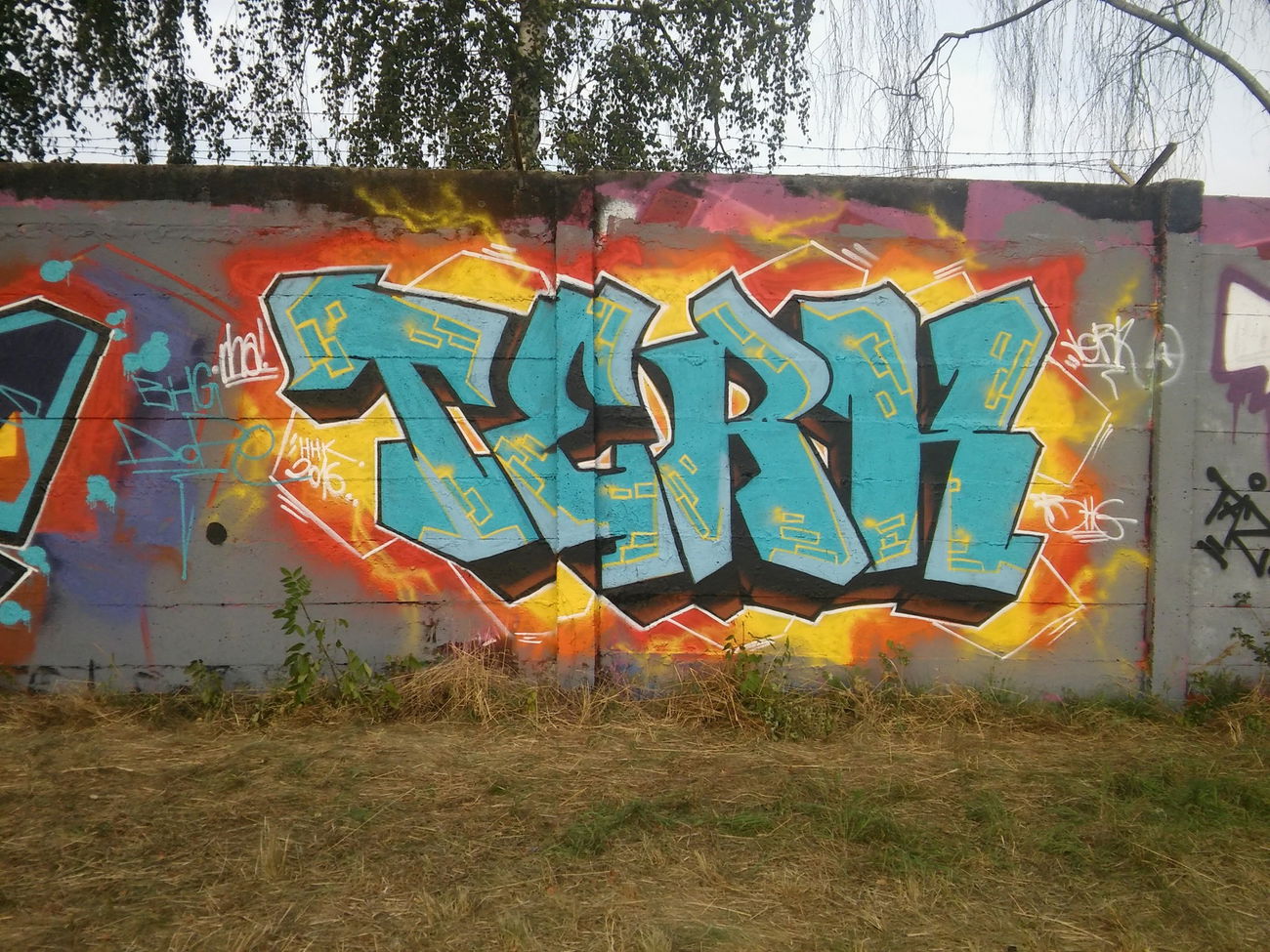 Graffiti Wall in Rosja - Photo by TERK - hip, hop, kemp (2016)