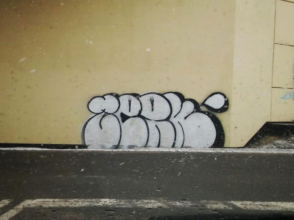 Graffiti Bombing - Photo by TERK - TERK, NHA, THROWUP (2016)