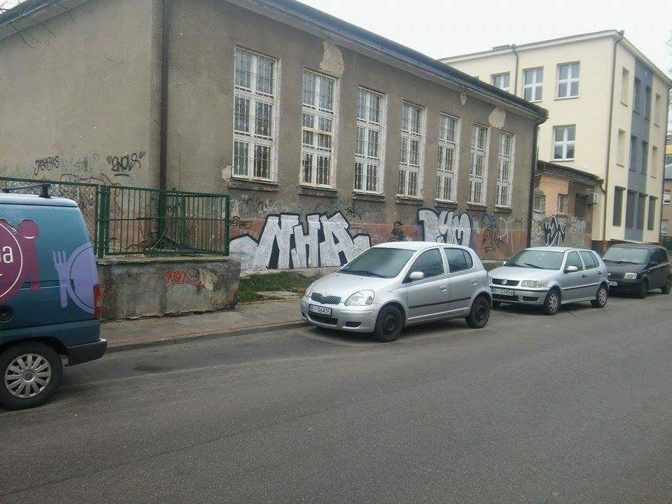 Graffiti Bombing in Białystok - Photo by TERK - NHA, BIALYSTOK, BOJARY (2015)
