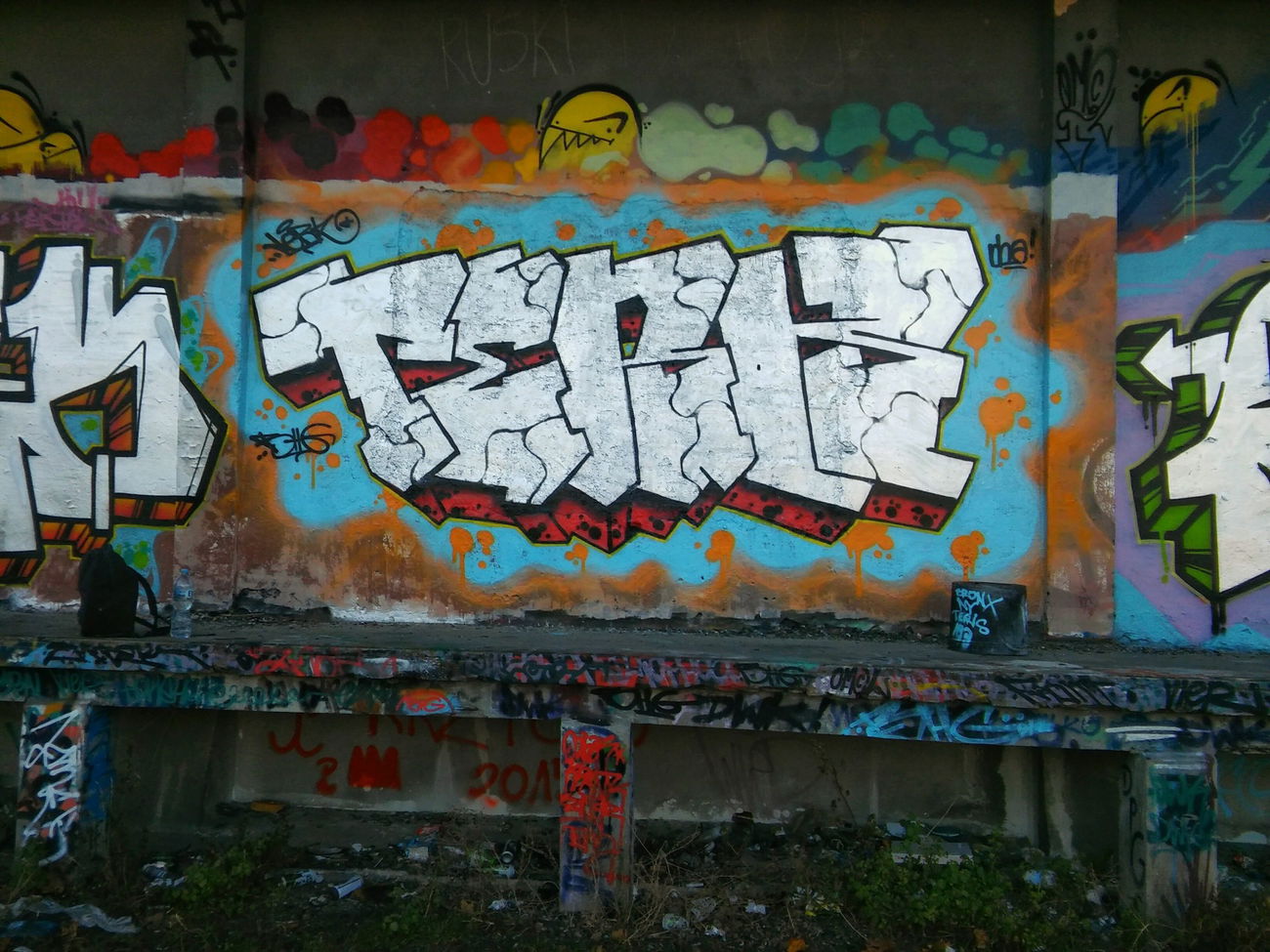 Graffiti Wall in Macedonia - Photo by TERK - Chrome, terk, bhg