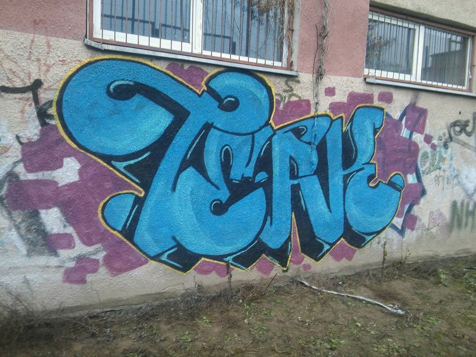 Graffiti Wall in Białystok - Photo by TERK - TERK, NHA, BOJARY (2016)
