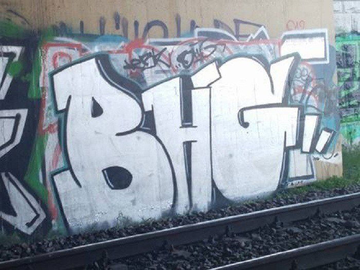 Graffiti Wall - Photo by TERK - BHG, BOMB, TERK