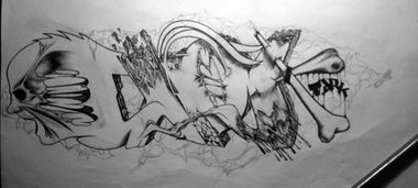 Graffiti Sketch - Photo by TFCrew (2012)