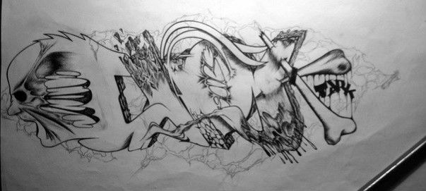 Graffiti Sketch - Photo by TFCrew (2012)