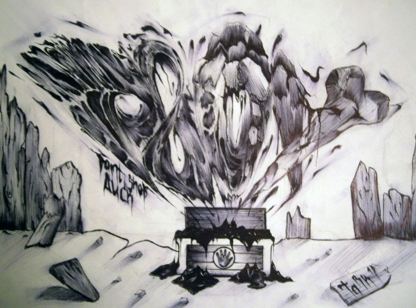 Graffiti Sketch - Photo by TFCrew (2013)