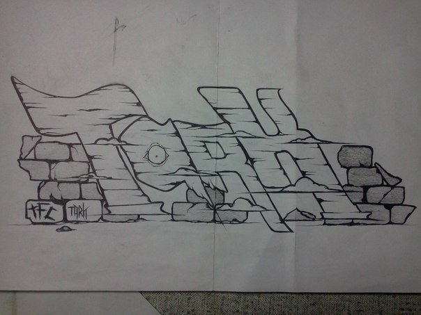 Graffiti Sketch - Photo by TFCrew (2013)