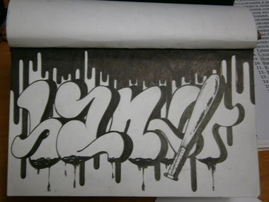 Graffiti Sketch - Photo by TFCrew - BANDIT (2014)
