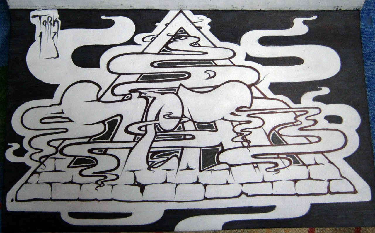 Graffiti Sketch - Photo by TFCrew - TARK, 13, TFC