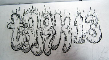 Graffiti Sketch - Photo by TFCrew (2014)