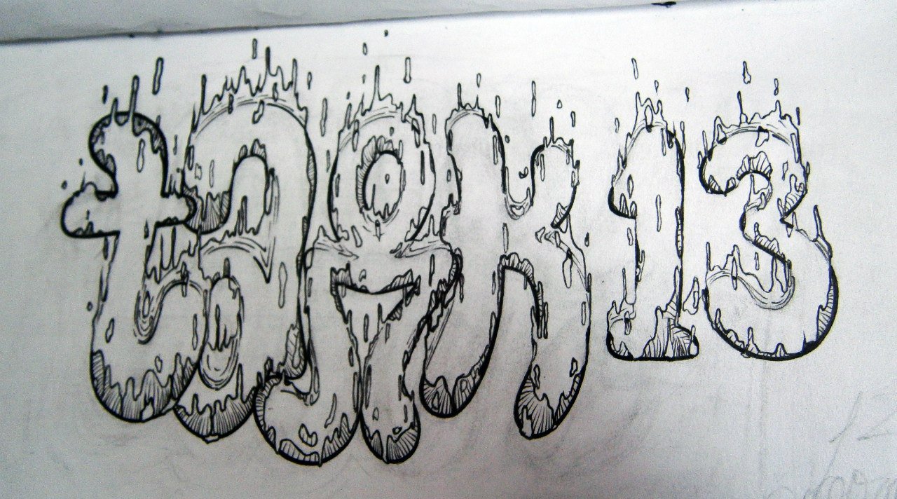 Graffiti Sketch - Photo by TFCrew (2014)