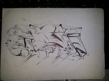 Graffiti Sketch - Photo by TFCrew (2014)