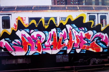 Graffiti Train - Photo by THEFANTASTICTWO - old, school, new