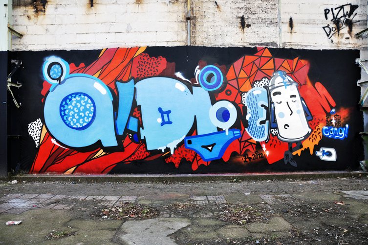 Graffiti Wall - Photo by THE_PLEASURE_GANG - pleasuregang, düsseldorf, aldi (2012)