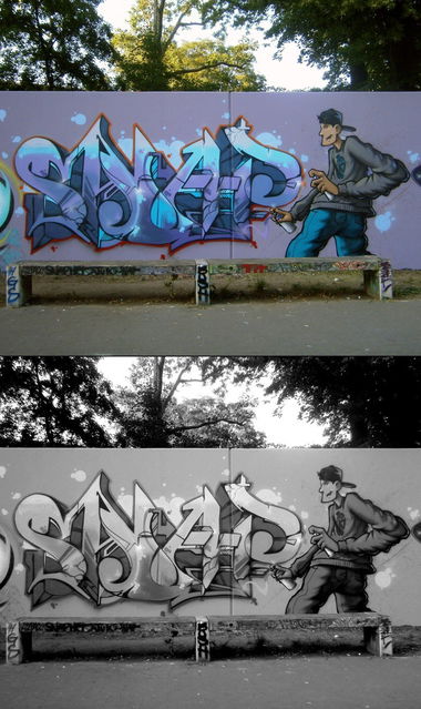 Graffiti Wall in Berlin - Photo by TI13BERLIN - SNAPone, RISER, ATZPAC (2018)