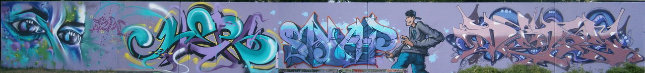 Graffiti Wall - Photo by TI13BERLIN - ATZPAC, JUKS, HEPS (2018)