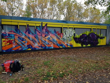 Graffiti Wall in Deutschland - Photo by TI13BERLIN - ATZPAC, CREW, ATZPAC (2017)