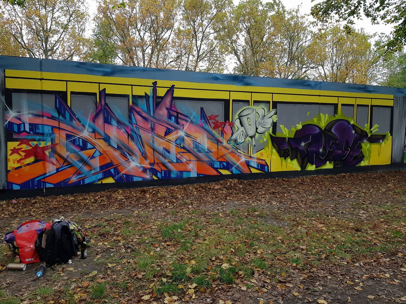 Graffiti Wall in Deutschland - Photo by TI13BERLIN - ATZPAC, CREW, ATZPAC (2017)
